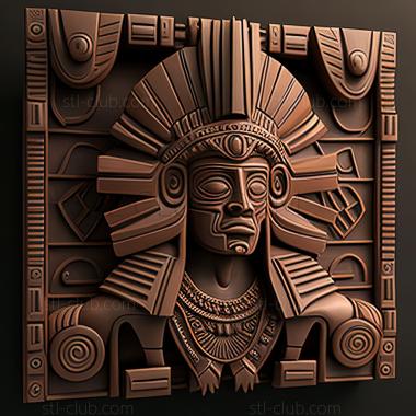 3D model st aztec (STL)